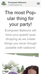 Mobile Screenshot of evergreenballoons.com